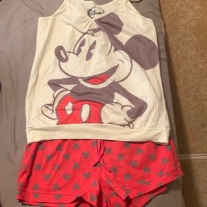 NWT Mickey Mouse Tank/Short Set